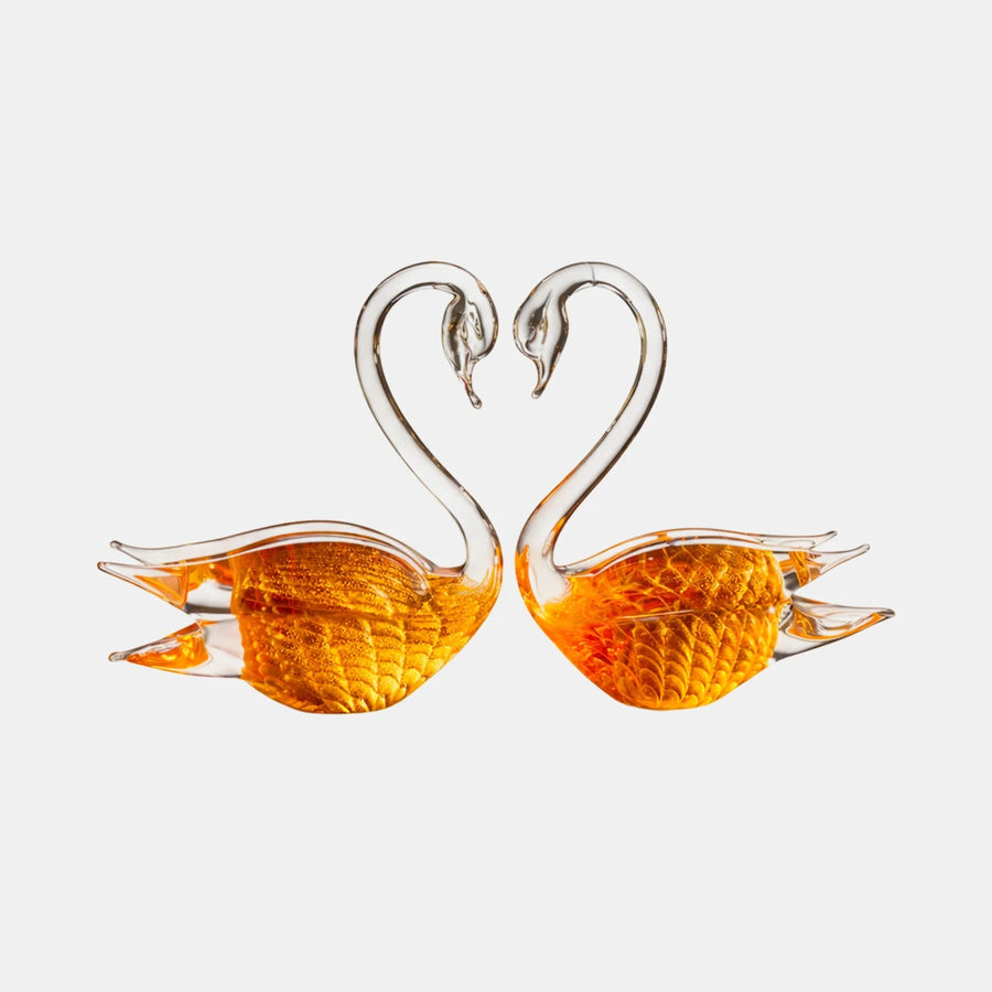 Swan Amber & Gold - Earth Animals