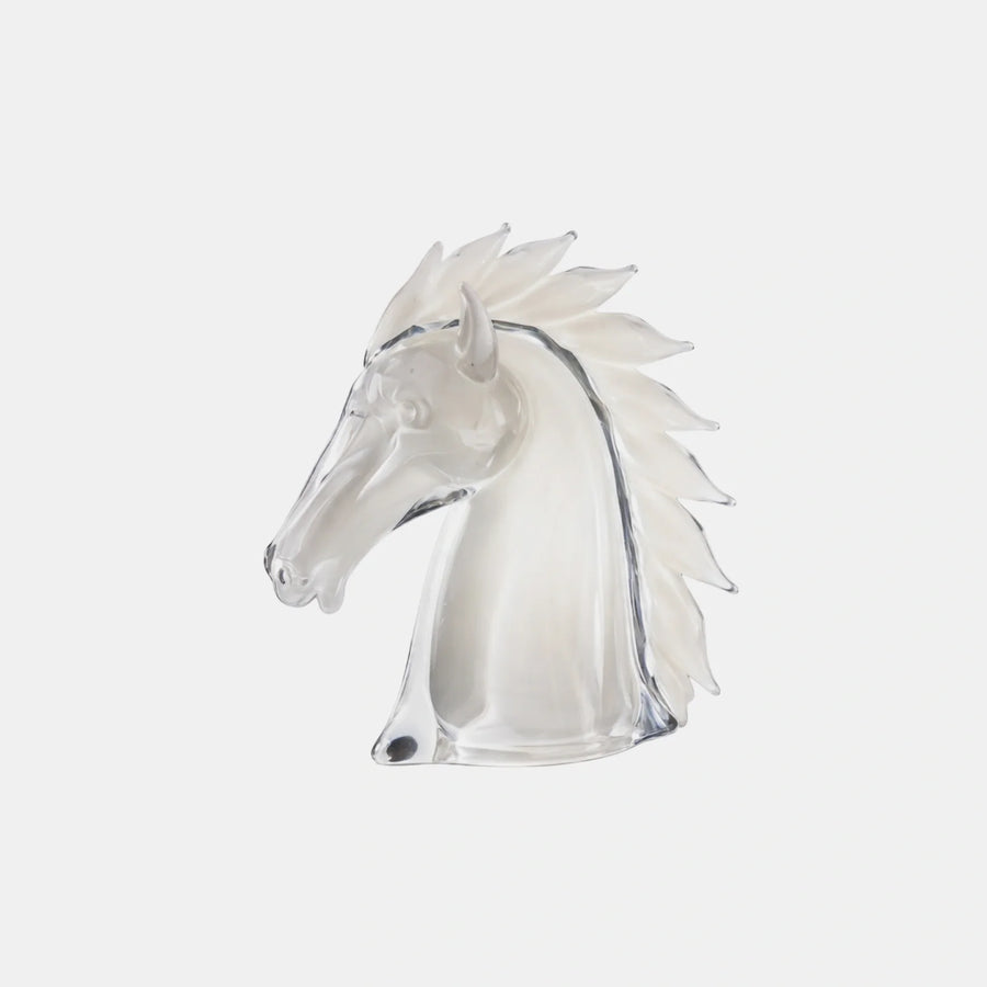 Horse’s Head Medium White – Earth Animals