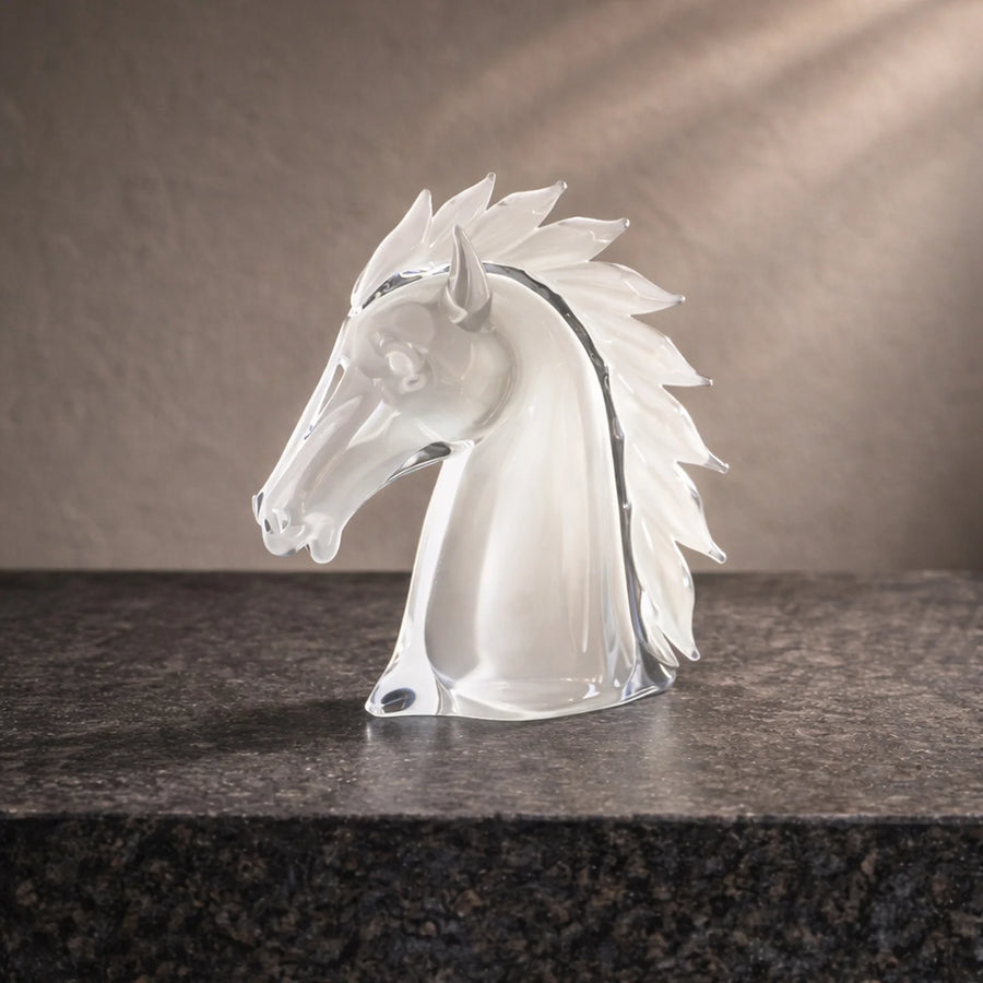 Horse’s Head Small White – Earth Animals