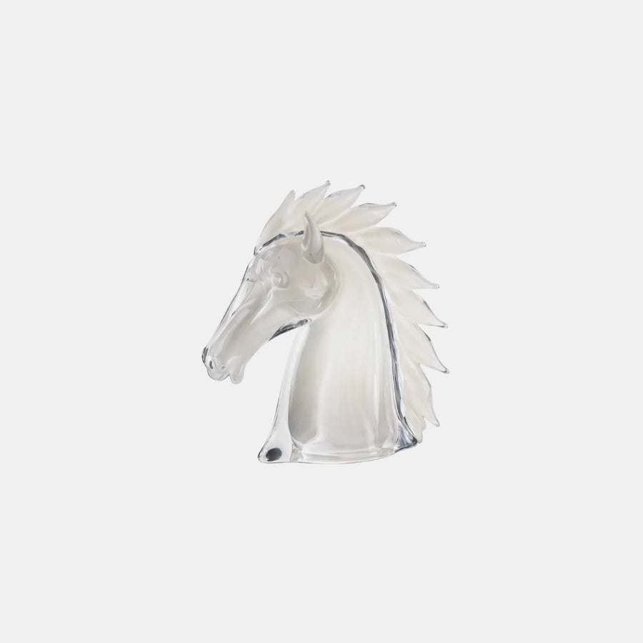 Horse’s Head Mini White – Earth Animals